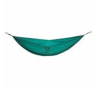 Grand Canyon Bass Hammock Double - Hamaca Outdoor hasta 180 kg, Hamaca de Viaje para 2 Personas - Ligera y compacta con Protectores de árboles - Storm (Petrol)