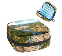 Grand Canyon - Bolsa de almacenamiento portátil para tampones para servilletas sanitarias, Varios colores, 4.7x6.6x6.6 in/12x17x17 cm, Viajes