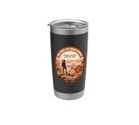 Grand-Canyon-Bright-Angel-Trail - Senderismo Mujer Vaso térmico de acero inoxidable de doble pared