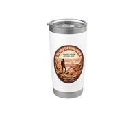 Grand-Canyon-Bright-Angel-Trail - Senderismo Mujer Vaso térmico de acero inoxidable de doble pared
