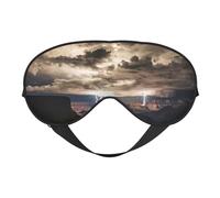 Grand Canyon Dark Cloud - Antifaz de seda para dormir, correa elástica, viaje y siesta, sombra de ojos suave para viajes, yoga y siesta