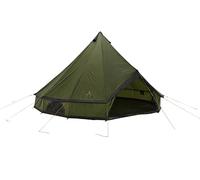 GRAND CANYON Indiana 10 Tipi - Tienda de campaña redonda clásica con una sola varilla, montaje rápido, para grupos, familias, festivales, camping, glamping