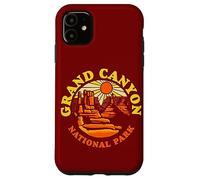 Grand Canyon National Park Arizona Vintage 80s Hiking Retro Carcasa para iPhone 11