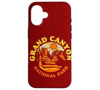 Grand Canyon National Park Arizona Vintage 80s Hiking Retro Carcasa para iPhone 16