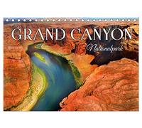 Grand Canyon, Nationalpark (Tischkalender 2026 DIN A5 quer), CALVENDO Monatskalender: Entdecken Sie eine wunderschöne Landschaft aus roten Felsen und tiefen Schluchten.