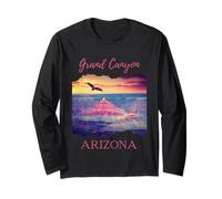 Grand Canyon Souvenir Arizona USA Eagle American Trip Familia Manga Larga