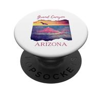Grand Canyon Souvenir Arizona USA Eagle American Trip Familia PopSockets PopGrip Adhesivo