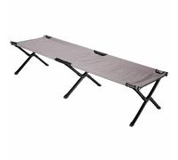 Grand Canyon TOPAZ CAMPING BED L - Cama de camping plegable de aluminio - Cama de camping plegable al aire libre - Falcon (marrón)