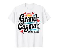 Grand Cayman Tropical Beach Vacaciones familiares Islas Caimán Camiseta