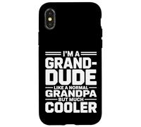 Grand-Dude Like a Grandpa Only Cooler Hip Grandfather Carcasa para iPhone X/XS