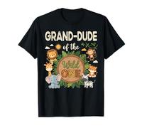Grand-Dude of The Wild One Safari Primer Cumpleaños Camiseta
