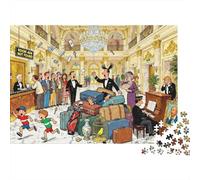 Grand Hotel Concierge Desk Dilema Puzzle De Madera Impermeable Puzzles De 1000 Piezas Regalos para Adultos Divertido Rompecabezas Juegos Desafiantes