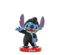 Enesco Figura Grand Jesters Studio – Stitch Elvis traje de cuero negro