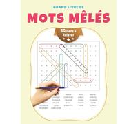 Grand Livre de Mots Mêlés - 50 Défis à Relever: Un Jeu de Recherche de Mots Idéal pour Exercices de Réflexion