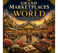 Grand Marketplaces of the World Coloring Book: Color Historic Bazaars, Floating Markets, Flower Markets, Merchant Streets, Book Markets and Cultural ... Artisan Crafts & Cultural Traditions)