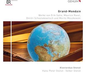 Grand-Mondain. Musique pour duo de piano de Satie, Ravel, Chostakovitch et Moszkowski. Duo Stenzl.