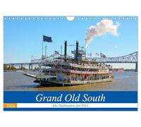 Grand Old South - Die Südstaaten der USA (Wandkalender 2026 DIN A4 quer), CALVENDO Monatskalender: Die legendären Südstaaten, auch als "Grand Old ... Tennessee, Louisiana und Mississippi.