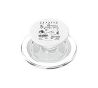 Grand Piano Old Vintage Patent Pianist Dibujo Print PopSockets PopGrip para MagSafe