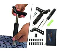 GRAND PITSTOP 20 Pcs Tubeless Tire Puncture Repair Kit with Mushroom Plug for Tyre Punctures and Flats on Cars, Motorcycles, ATV, Trucks & Tractors (15 Mushroom Plugs)