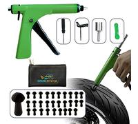 GRAND PITSTOP 36 Pcs Tubeless Tire Gun Puncture Repair Kit with Mushroom Plug for Tyre Punctures and Flats on Cars, Motorcycles, ATV, Trucks & Tractors
