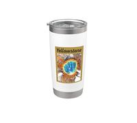 Grand Prismatic Spring Midway Géiser Basin Yellowstone Vaso térmico de acero inoxidable de doble pared