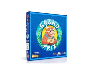 Grand Prix - Juego de Mesa Familiar del Programa Televisión Grand Prix, 6 Juegos en 1, Contador y Accesorios Incluidos, 4-10 Jugadores, 20 Minutos de Partida, Niños 6 años+, Español, Famosa (GRN01000)