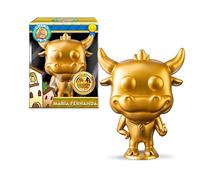 Grand Prix - Vaquilla María Fernanda Dorada de 15 cm, Figura de Vinilo Edición Limitada del Programa de Televisión Grand Prix, Idea de Regalo, Juguete Oficial, 6 años+, TV Fans, Famosa (GRN02000)