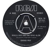 Grand Prix Which Way Did The Wind Blow 7" RCA RCA18 EX 1980 there is 2mm drill hole in label rim