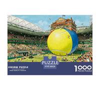Grand Slam de Tenis Puzzle De Madera Impermeable DIY Puzzles De 1000 Piezas para Adultos Imposible Rompecabezas para Decoración del Hogar