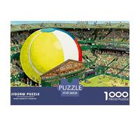 Grand Slam de Tenis Puzzle De Madera Impermeable DIY Puzzles De 1000 Piezas Regalos para Adultos Colorido Rompecabezas Decoración del Hogar