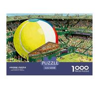 Grand Slam de Tenis Puzzle De Madera Impermeable Puzzles De 1000 Piezas para Adultos Colorido Rompecabezas Juegos Desafiantes