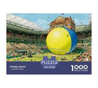 Grand Slam de Tenis Puzzle De Madera Impermeable Puzzles De 1000 Piezas para Adultos Divertido Rompecabezas para Decoración del Hogar