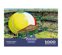 Grand Slam de Tenis Puzzle De Madera Impermeable Puzzles De 1000 Piezas Regalos para Adultos Desafiante Y Estimulante Rompecabezas Juegos Educativos