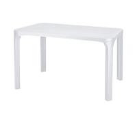 GRAND SOLEIL Grandsoleil Secur Resina greenpol Mesa Rectangular, Verde, Color Blanco, poliméricos 120 x 80 x 72 cm