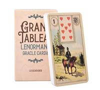 Grand Tableau Lenormand Oracle con guía,Grand Tableau Lenormand Oracle with Guide Book,Tarot Deck,Firend GameJuguetes de adivinación
