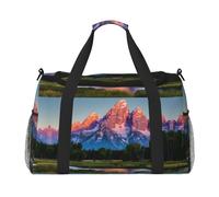 Grand Teton National Park - Bolsa de viaje grande reutilizable para compras, bolsa de vacaciones, bolsa deportiva con correa cruzada ajustable