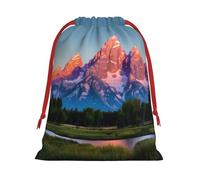 Grand Teton National Park - Bolsas de regalo con cordón para Navidad, fiestas, varios tamaños