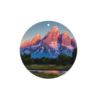 Grand Teton National Park - Juego de tarjetas de ambientador redondas para coche, aroma a lavanda, 10/24 piezas