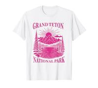 Grand Teton Parque Nacional Recuerdo Recordatorio Mujeres Hombres Niño Camiseta