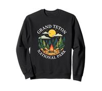 Grand Teton Parque Nacional Recuerdo Recordatorio Mujeres Hombres Sudadera