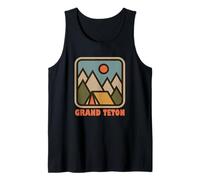 Grand Teton Wyoming Nature Backpacking Vacation Camiseta sin Mangas