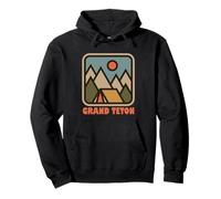 Grand Teton Wyoming Nature Backpacking Vacation Sudadera con Capucha