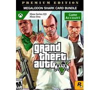 Grand Theft Auto V: Premium Edition & Megalodon Shark Card Bundle for Xbox Series X|S Xbox One Account