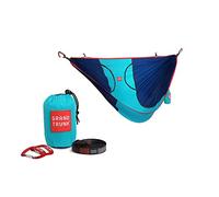 Grand Trunk ROVR - Hamaca colgante con correas, superligera, portátil y plegable, para colgar en cualquier lugar, color azul marino/azul océano