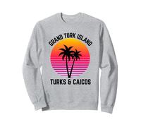 Grand Turk Island Turks & Caicos Puesta de Sol y Palmeras Sudadera