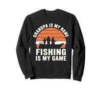 Grandad Fishing - Abuelo es mi nombre La pesca es mi juego Sudadera
