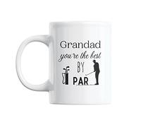 Grandad You're The Best by Par - Taza de golf con texto en inglés «Grandad You're The Best by Par»