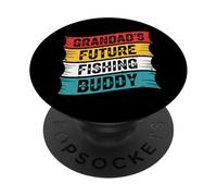 Granddad Future Fishing Buddy Abuelo Nieto Matching PopSockets PopGrip Adhesivo