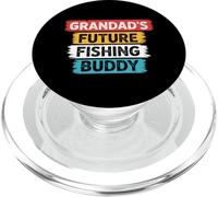Granddad Future Fishing Buddy Abuelo Nieto Matching PopSockets PopGrip para MagSafe