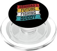 Granddad Future Fishing Buddy Abuelo Nieto Matching PopSockets PopGrip para MagSafe